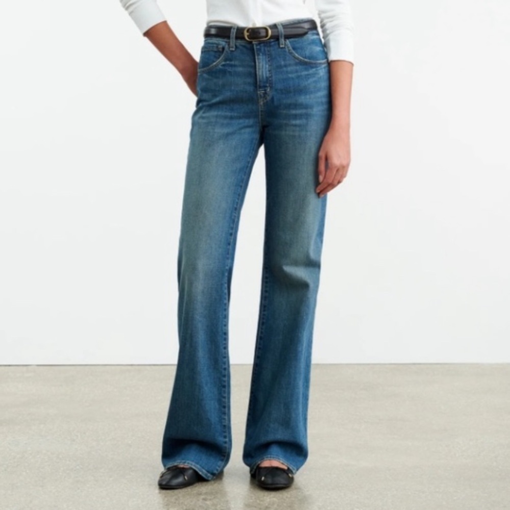 Nili Lotan Celia Denim Jean Size 28 Slight distressing Worn twice Made in USA - Picture 2 of 12